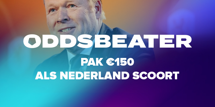 Pak €150 als Nederland scoort!