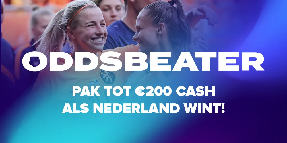 Pak €200 cash als Nederland wint