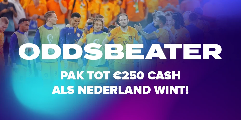 Nederland-Ierland - Pak €250 cash